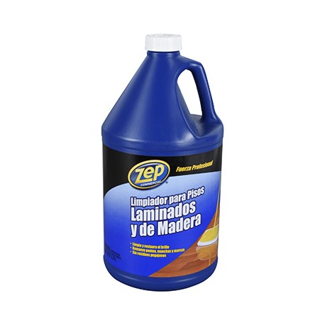 LIMPIADOR PARA PISOS LAMINADOS Y DE MADERA LÍQUIDO TRANSPARENTE 3.78 L-TodoenunSitio-ZEP