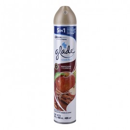 AROMATIZANTE EN AEROSOL MANZANA Y CANELA 400 MILILITROS-TodoenunSitio-GLADE