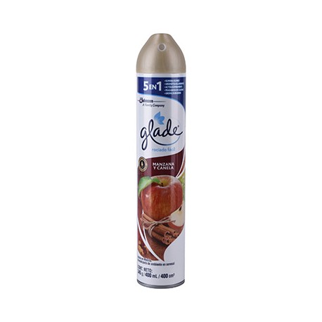 AROMATIZANTE EN AEROSOL MANZANA Y CANELA 400 MILILITROS-TodoenunSitio-GLADE