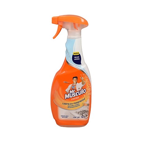 LIMPIADOR DE COCINA LÍQUIDO TRANSPARENTE 750 ML-TodoenunSitio-MR. MUSCULO