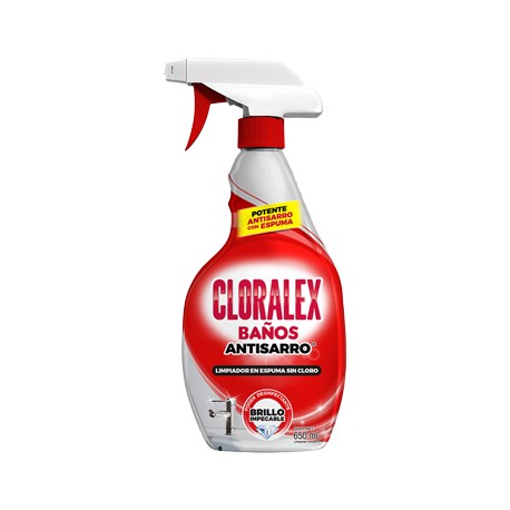 LIMPIADOR CLORALEX BAÑOS ANTISARRO 650 ML-TodoenunSitio-CLORALEX