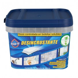 DESINCRUSTANTE DROP IT POLVO AZUL 50 CÁPSULAS DE 20 GR-TodoenunSitio-DROP IT