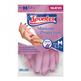 GUANTES MANICURE SPONTEX MEDIANO-TodoenunSitio-SPONTEX
