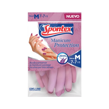 GUANTES MANICURE SPONTEX MEDIANO-TodoenunSitio-SPONTEX