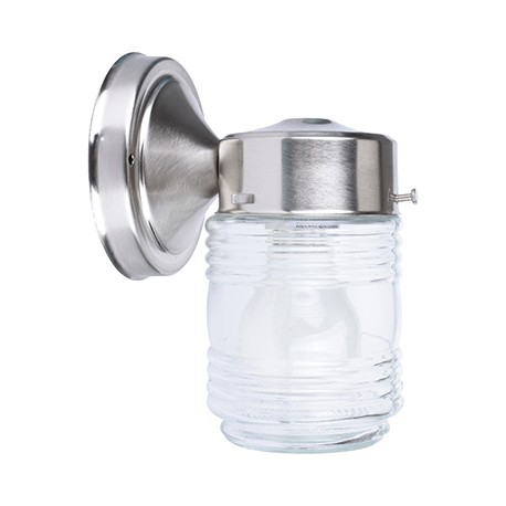 LÁMPARA DE PARED DE 11 X 19 X 14 CM PLATA HAMPTON BAY-TodoenunSitio-HAMPTON BAY