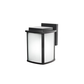 LÁMPARA PARED EXTERIOR CUBO NEGRO 1 LUZ-TodoenunSitio-HAMPTON BAY