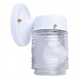 LÁMPARA PARA EXTERIOR 60 WATTS BLANCA HAMPTON BAY-TodoenunSitio-HAMPTON BAY