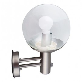 LÁMPARA DE PARED DE 32 CM 100 WATTS PLATA DECOR LIVING-TodoenunSitio-DECOR LIVING