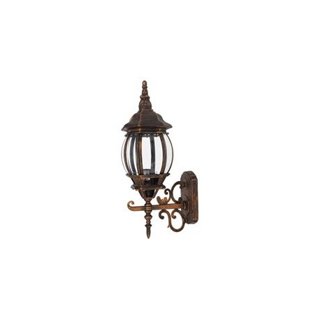 FAROL DE PARED EXTERIORES DORADO Y NEGRO-TodoenunSitio-HAMPTON BAY