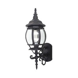FAROL GRANDE DE PARED EXTERIORES NEGRO-TodoenunSitio-HAMPTON BAY
