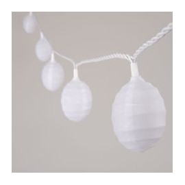10 LUCES CON PANTALLA PAPEL BLANCO-TodoenunSitio-ALSY