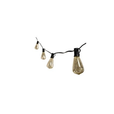 10 LUCES CON PANTALLA CRYSTAL TONOS DORADO-TodoenunSitio-ALSY