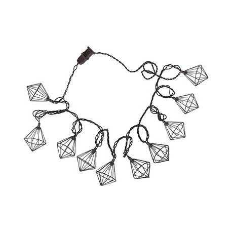 SERIE DE 10 LUCES INCANDECENTES HAMPTON BAY DE METAL-TodoenunSitio-HAMPTON BAY
