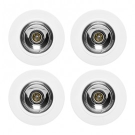 LUMINARIO EMPOTRABLE BÁSICO E26 4 PIEZAS-TodoenunSitio-ADESI PRO