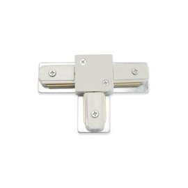 CONECTOR PARA RIEL "T" ALUMINIO BLANCO-TodoenunSitio-ADESI