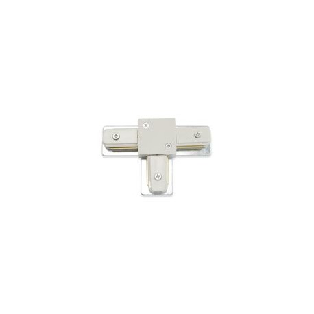 CONECTOR PARA RIEL "T" ALUMINIO BLANCO-TodoenunSitio-ADESI