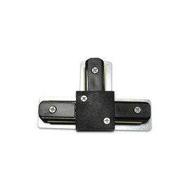 CONECTOR PARA RIEL "T" ALUMINIO NEGRO-TodoenunSitio-ADESI