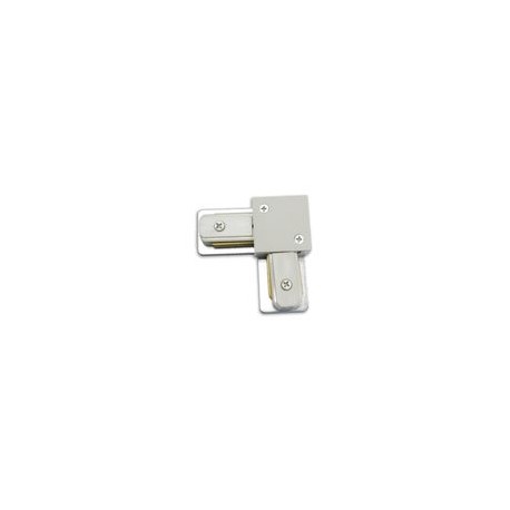 CONECTOR PARA RIEL "L" ALUMINIO BLANCO-TodoenunSitio-ADESI