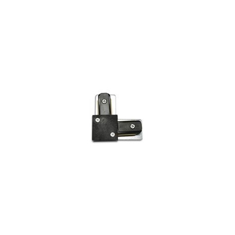CONECTOR PARA RIEL "L" ALUMINIO NEGRO-TodoenunSitio-ADESI