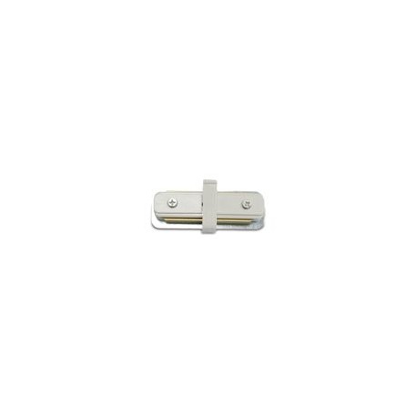CONECTOR PARA RIEL RECTO ALUMINIO BLANCO-TodoenunSitio-ADESI