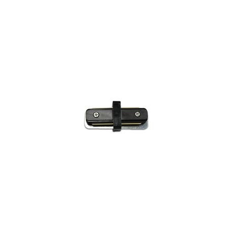 CONECTOR PARA RIEL RECTO ALUMINIO NEGRO-TodoenunSitio-ADESI