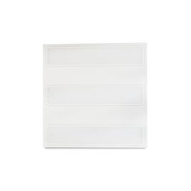 EMPOTRABLE PANEL PRISMA ALUMINIO BLANCO/NÍQUEL LED 42 W-TodoenunSitio-ADESI