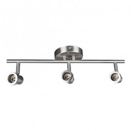 BARRA DE 3 LUCES DIRECCIONALES DE 11 X 46.5 X 13.3 CM PLATA HAMPTON BAY-TodoenunSitio-HAMPTON BAY