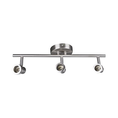 BARRA DE 3 LUCES DIRECCIONALES DE 11 X 46.5 X 13.3 CM PLATA HAMPTON BAY-TodoenunSitio-HAMPTON BAY