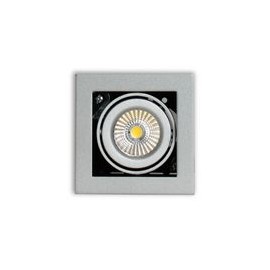 EMPOTRABLE SQUARE DIRIGIBLE ALUMINIO NÍQUEL LED 6.5 W-TodoenunSitio-ADESI
