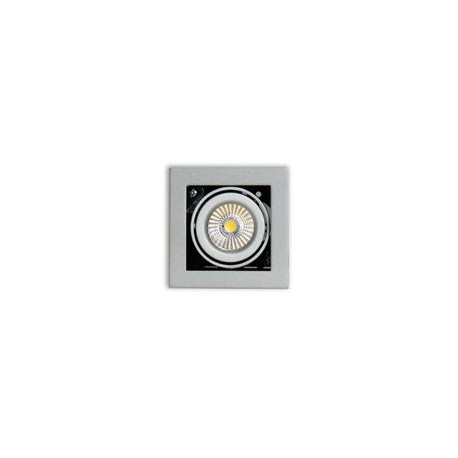 EMPOTRABLE SQUARE DIRIGIBLE ALUMINIO NÍQUEL LED 6.5 W-TodoenunSitio-ADESI