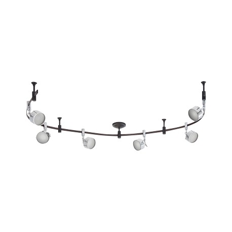 LAMPARA CARYN RIEL FLEXIBLE 6 LUCES DIRECCIONALES-TodoenunSitio-HAMPTON BAY