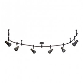 LAMPARA VAUGH RIEL FLEXIBLE 6 LUCES DIRECCIONALES-TodoenunSitio-HAMPTON BAY