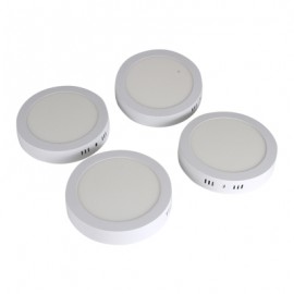 4 PACK LUMINARIA DE SOBREPONER BLANCA 12W-TodoenunSitio-ESTEVEZ