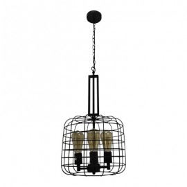 COLGANTE CAGE 4 LUCES-TodoenunSitio-DESIGNERS