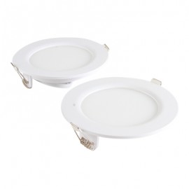 DUO EMPOTRABLE DE TECHO ULTRA SLIM DE 6 WATTS BLANCO ADESI PRO-TodoenunSitio-ADESI