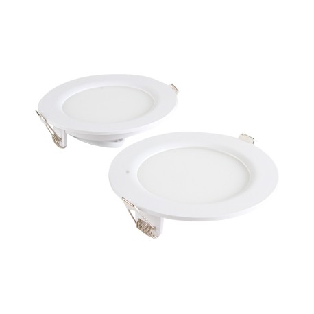 DUO EMPOTRABLE DE TECHO ULTRA SLIM DE 6 WATTS BLANCO ADESI PRO-TodoenunSitio-ADESI