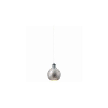 Colgante 1 Luz Craquelado Plata-TodoenunSitio-DECOR LIVING