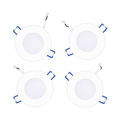 EMPOTRADO PARA INTERIOR LUZ BLANCA LED 5 W 4 PIEZAS-TodoenunSitio-ESTEVEZ