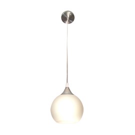 COLGANTE PARA INTERIOR BOLA BLANCA 1 LUZ-TodoenunSitio-ADESI