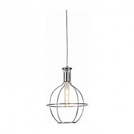 LÁMPARA COLGANTE DE 1 LUZ CROMO-TodoenunSitio-DECOR LIVING