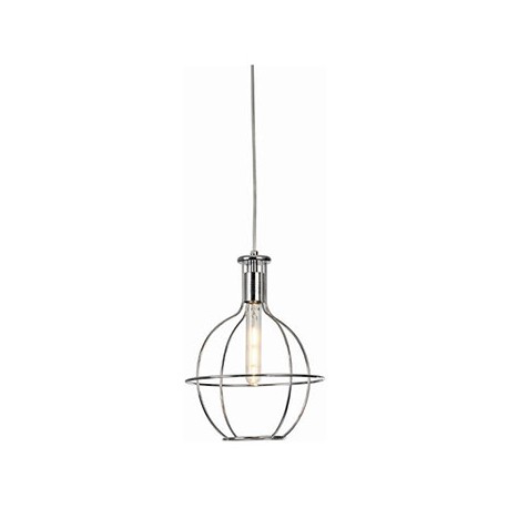 LÁMPARA COLGANTE DE 1 LUZ CROMO-TodoenunSitio-DECOR LIVING