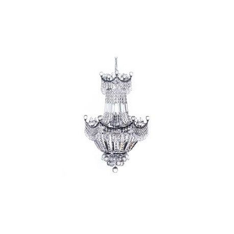 CANDIL METÁLICO CROMO IMPERIO LED 6 LUCES-TodoenunSitio-GAMALUX