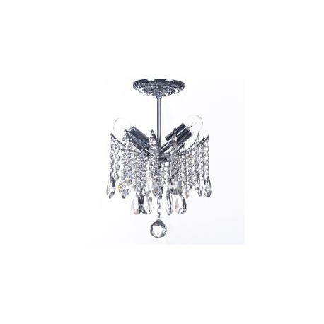CANDIL DE CRISTAL CROMO EUROPA FLORENCIA 2 LUCES-TodoenunSitio-GAMALUX