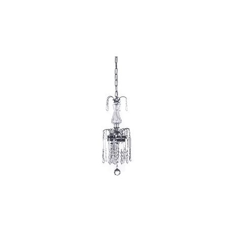 CANDIL DE CRISTAL CROMO EUROPA MILAN LED 2 LUCES-TodoenunSitio-GAMALUX