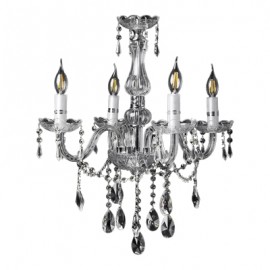 CANDIL DE CRISTAL ELEGANCE LED 4 LUCES-TodoenunSitio-GAMALUX