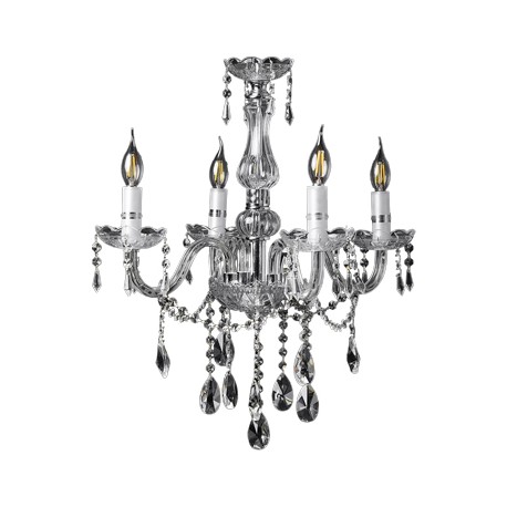 CANDIL DE CRISTAL ELEGANCE LED 4 LUCES-TodoenunSitio-GAMALUX