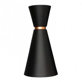 CANDIL TIPO CONO NEGRO CON COBRE 1XE26-TodoenunSitio-MAXXI