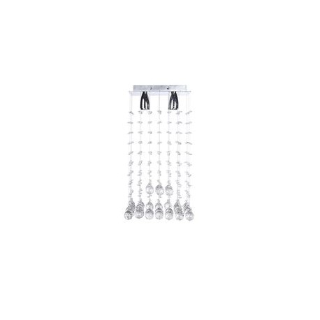 CANDIL DE CRISTAL WILL CUBO 4 LUCES-TodoenunSitio-GAMALUX