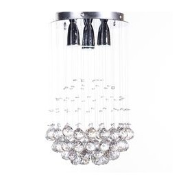 CANDIL DE CRISTAL WILL ESFERA 4 LUCES-TodoenunSitio-GAMALUX