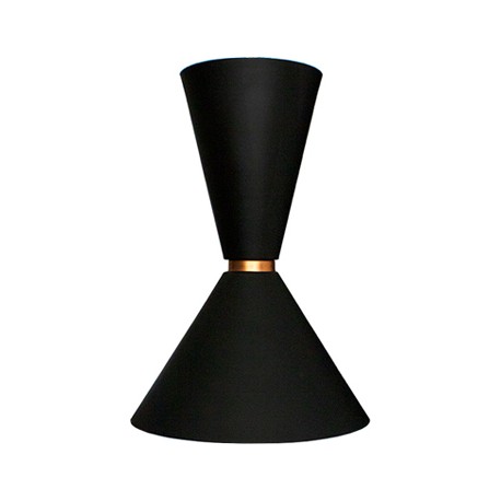 CANDIL TIPO CONO ACERO NEGRO MATE E26-TodoenunSitio-MAXXI